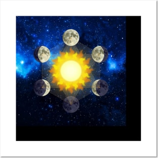 Sun & Moons Metatron Posters and Art